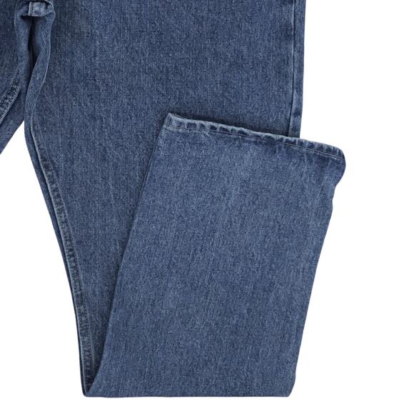Wrangler Jeans Mens 36x34 Blue Relaxed Fit Comfort Denim Mid Wash Baggy - Picture 6 of 12